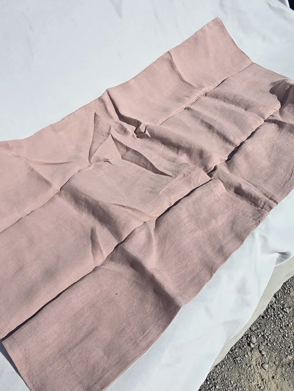 Quince KING Dust Mauce European Linen 2 Sham Set Pillow Cases